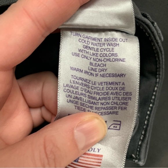 NYDJ Gray Stretch Cuffed Boyfriend Fit Jeans - Picture 7 of 7